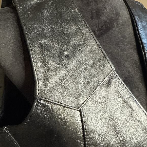 Ladies Size 10 Protech leather vest - Picture 5 of 11